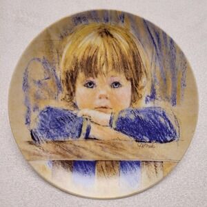 Daydreaming Plate 2 Frances Hook Legacy‎ series Edwin Knowles 1985 #9555 A